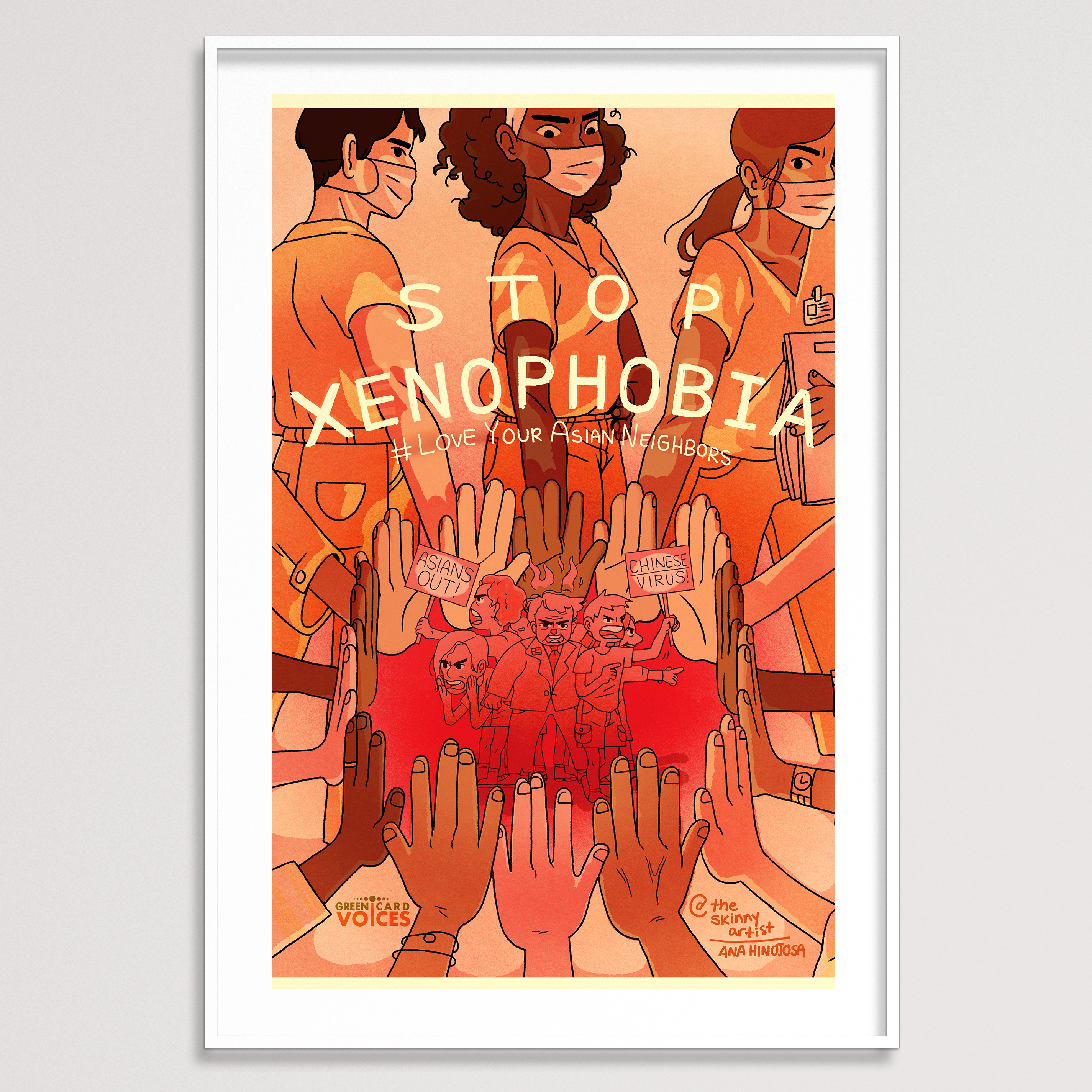 "Stop Xenophobia!" Poster